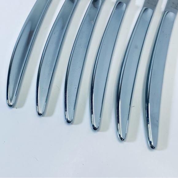 Vintage Carvel Hall Set of 6 Steak Knives Stainless Steel Made in USA Elegant - Picture 5 of 8
